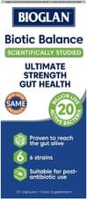 Image of Bioglan Biotic Balance Probiotic 20 Billion - 4 Live Cultures (Lactobacillus Ac