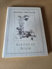 Image of Vintage Winnie The Pooh Birthday Book. Hardback