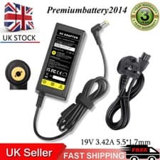 Image of For Acer Aspire ES1-512-C5YW Laptop Charger Adapter Power Supply 19V 3.42A 65W