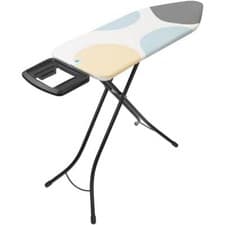 Image of Brabantia Ironing Board Solid Steam Iron Rest 124x45cm 25mm Black Frame - Spring
