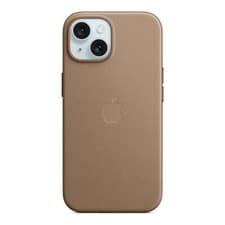 Image of New Genuine Apple iPhone 15 FineWoven Case MagSafe Taupe (Beige) MT3C3ZM/A