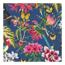 Image of Envy Paradiso Floral Wallpaper | Deep Navy