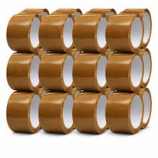 Image of Packing Tape Brown 48mm x 66m Parcel Shipping Tape Rolls for Home Use