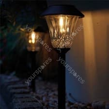 Image of Luxform Lighting LED Solar St Tropez Post Light - Pack of 4