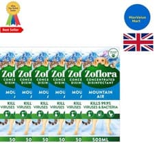 Image of Concentrated 3-in-1 Disinfectant 6 Bottles x 500ml - Antibacterial Cleaning