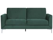 Image of 3 Seater Velvet Sofa Green FENES