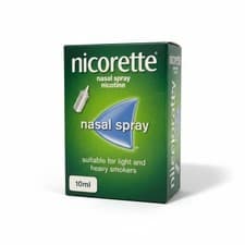 Image of Nicorette Nasal Spray Stop Smoking Aid Helps Quit Cravings Relief Symptoms 10ml