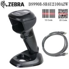 Image of Zebra DS9908-SR4U2100AZW 1/2D Standard Range Handheld Barcode Scanner W/ Cable