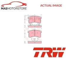 Image of BRAKE PADS SET BRAKING PAD FRONT TRW GDB3126 FOR DAIHATSU CUORE III,MOVE