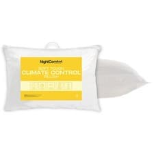 Image of NightComfort Pack of 1, 2, 4 Microfibre Bed Pillows - Soft, Medium, Firm Support