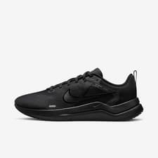 Image of Nike Downshifter 12 Black Men's Trainers Shoes Size UK 9