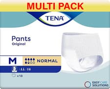 Image of Tena Pants - Original - Medium - Case - 4 Packs of 18 Incontinence Pants