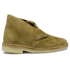 Image of NEW LADIES CLARKS ORIGINALS WALLABEE TAN NUBUCK LEATHER SHOES UK SIZE 6