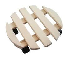 Image of Heavy Duty Wooden Plant Trolley Solid Beech Garden Plant Pot Holder on Wheels 