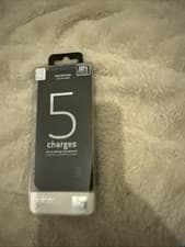Image of Juice 5 Charges Power Bank/ Portable Charger.  16,000mAh. 5-ECO-Black. 20 Watt.