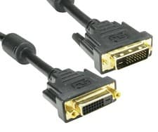 Image of 2m DVI-D Dual Link Extension Cable 24+1pin dual link DVI-D extension cable