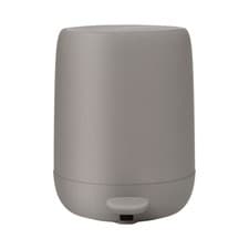 Image of Blomus Sono Pedal Bin Wastepaper Basket, Satellite Taupe - 69168