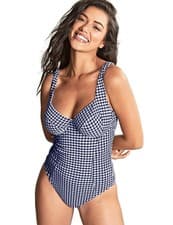 Image of Panache Gingham Paloma Swimsuit Balcony Underwired Womens Swimsuit SW1720