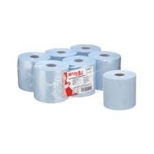 Image of Wypall L10 Food and Hygiene Centrefeed Washroom 800 Sheets Blue (6 Pack) 7255
