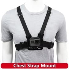 Image of Chest Mount Harness for GoPro Hero, Insta360, DJI Osmo, Action Cameras