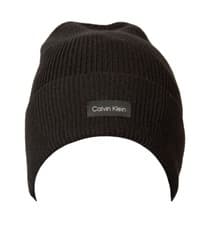 Image of CK CALVIN KLEIN hat cap with cuff article KK60K608519 ESSENTIAL KNIT BEANIE