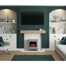 Image of Grey/ Black Electric Stove