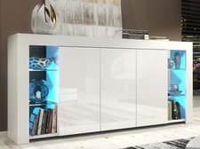 Image of Sideboard TV Unit Display Cabinet TV Stand Living Room High Gloss/Matt Doors