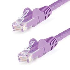 Image of StarTech.com 50cm CAT6 Ethernet Cable - Purple CAT 6 Gigabit Ethernet Wire -650M