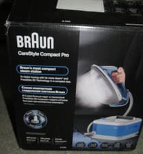 Image of Braun CareStyle Compact Pro Steam Generator Iron 2400W 6.5 Bar 1.5L - Blue