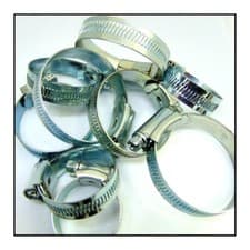 Image of 10 x Hose Clips Pipe Clamps Worm Drive, Jolly Hose Clips