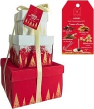 Image of Hot chocolate Tower Station Giftset- Christmas Stockings Hamper - Lots of Treats