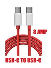Image of Genuine OnePlus USB-C to USB-C 65W Warp Charge and Data Sync 8 AMP Cable 1.5m