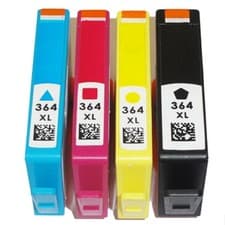 Image of 364XL MultiPack Ink Cartridge Black Cyan Magenta Yellow 364 Set For HP Non OEM