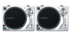 Image of Audio Technica AT-LP120XUSB - Direct Drive Turntable (Pair) (Silver)