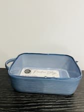 Image of Hairy Bikers Blue Reactive Rectangular Deep Baking Dish, 32.5cm Damaged Handle