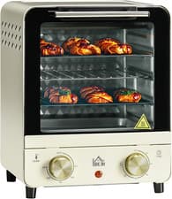 Image of HOMCOM Mini Oven, 15 Litres Electric Oven and Grill with 60-230℃ Adjustable Temp