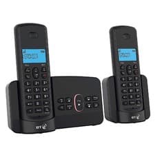 Image of BT Premium Cordless Phone Answer Machine Landline House Remote Twin Handset