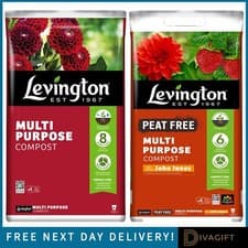 Image of MULTI PURPOSE COMPOST LEVINGTON WITH JOHN INNES PEAT FREE 20L 40L 50L 70L NEW