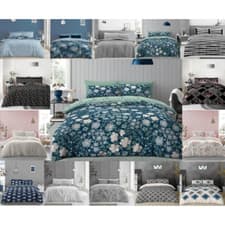 Image of 4 Pcs Complete Duvet Cover Set With Matching Bed Sheet & Pillowcases Double King