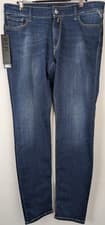 Image of Replay Men's W34 L32 Luzien Blue Power Stretch Denim Jeans Brand New