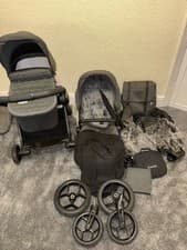 Image of iCandy Core Complete Bundle Dark Grey Travel System Pram Pushchair