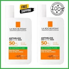 Image of 2pcs La Roche-Posay Anthelios UVMUNE 400 Oil Control Invisible Fluid 50 ml