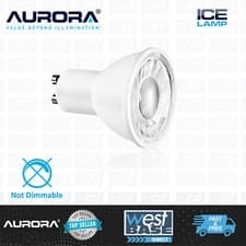 Image of Aurora Enlite GU10 NON-DIMMABLE LED Bulbs Cool Warm Daylight White 4 Watt 5 Watt