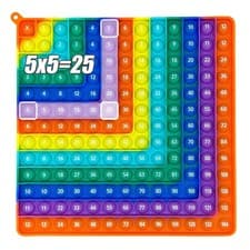 Image of Multiplication Practice Math Games 12x12 Times Table Learning Activity Board UK