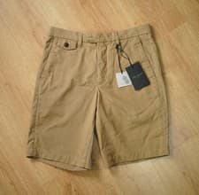 Image of New Ted Baker Ashfrd Tan Chino Shorts Size 28R RRP £70