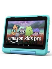 Image of Amazon Fire HD 8 Kids Pro tablet 12th Gen 2024 ages 6–12 32gb Hello Teal