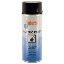 Image of Ambersil 20182-AA Acrylic Paint Pure Black RAL 9005 400ml