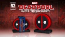 Image of Marvel X-men Deadpool Logo Bookends by Gentle Giant