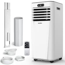 Image of Portable Air Conditioner 9000 BTU WiFi 3-in-1 AC Unit w/ Remote & Timer