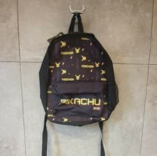 Image of 🆕️ POKEMON RETRO PIKACHU PRINT SCHOOL BACKPACK TRAVEL BAG RUCKSACK FUN